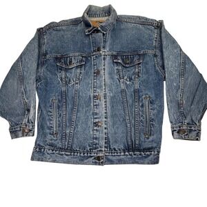 Vtg Levi's 77930 1212 Denim Jacket USA Made Acid Wash Trucker Medium Type III